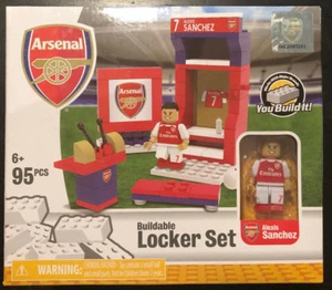 ALEXIS SANCHEZ Juego de taquillas construibles ARSENAL FÚTBOL MOSCA EMIRATOS - Imagen 1 de 2