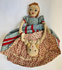 Vintage Topsy Turvy Fabric Doll