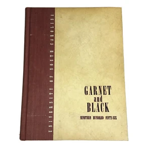 VINTAGE 1956 University of South Carolina Student Yearbook Garnet and Black  - Picture 1 of 6