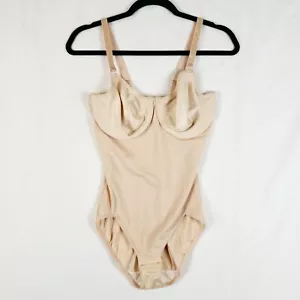 Vintage Bali Body 38D 8954 Shapewear Teddy Dessous Beige Bügel Neu ohne Etikett - Bild 1 von 13