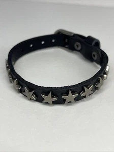 Lot of 5 Punk Rock Star Studded Faux Leather Black- Brand New Sealed - Picture 1 of 7