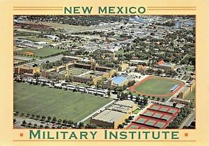 ROSWELL NM~NEW MEXICO MILITARY INSTITUTE-AERIAL VIEW POSTCARD