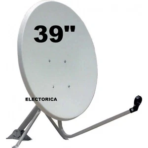 39" KU BAND SATELLITE DISH - LINEAR SIG 36 33 30 ARABIC CHINESE FTA PERSIAN FREE - Picture 1 of 3