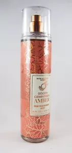 (1) Bath & Body Works Golden Clementine & Amber Pomegranate Fragrance Mist 8oz - Picture 1 of 8