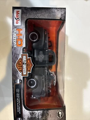 HD Custom: Ford F-1 1948 y Harley-Davidson Flathead Dar. Gris 1/24 - MAISTO Foto 1 de 3