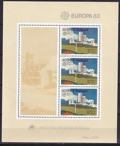 Azores 1983 Yvert S/S 4 Europa CEPT MNH VF - Imagen 1 de 1
