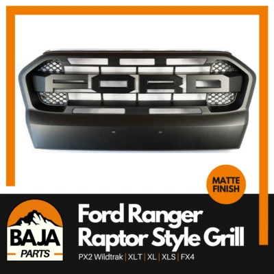 Ford Ranger Raptor Style Grill (MATTE BLACK) PX2 2015-2018 - image 1 of 4