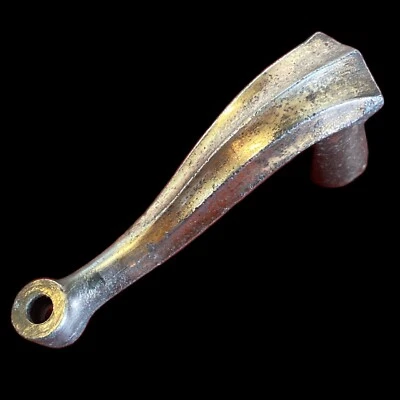 DE COLECCIÓN 1920 'S 1930 'S INTERIOR LATÓN ERA VENTANA ENROLLADOR MANIVELA MANGO Foto 1 de 4