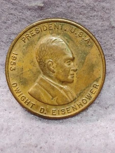 1953 ~ DWIGHT D. EISENHOWER ~ 34º PRESIDENTE ~ FICHA ~ "ESCASA VARIEDAD" ~ AU - Imagen 1 de 2