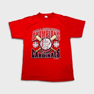 Vintage 1996 Logo 7 St Louis Cardinals T Shirt Mens Large Baseball MLB Tee - Picture 1 of 9