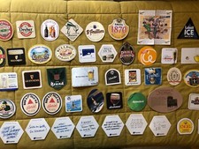 SOTTOBICCHIERI BIRRA LOTTO 2 ORIGINALI ANNI '90 NUOVI