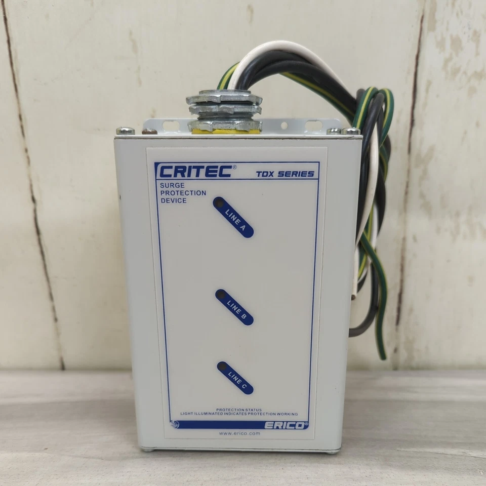 Dispositivo de protección contra sobretensiones ERICO CRITEC TDX50 347/600V trifásico WYE  Foto 1 de 4