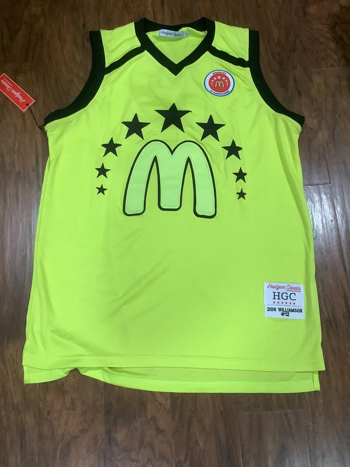 Zion Williamson Headgear Classics McDonald's All American High School Jersey 2XL