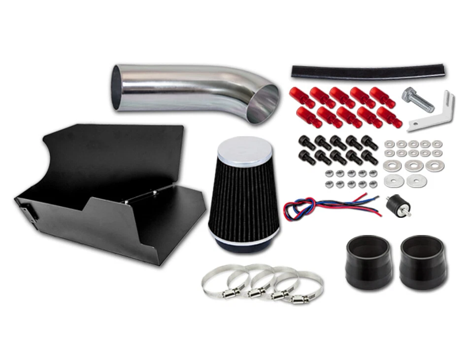 GSP Black Heat Shield Cold Air Intake 96-99 GMC C1500 C2500 C3500 K1500 K2500  Foto 1 de 1