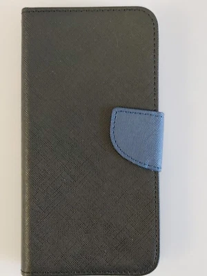 Samsung Galaxy S9+ plus Black and Blue Wallet Case from Canada - Image 1 of 2