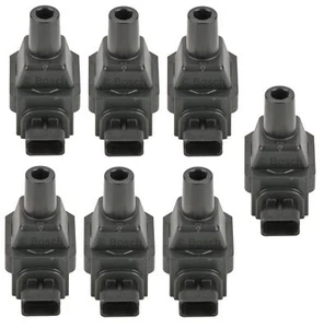 Set of 7 Bosch Direct Ignition Coils for Mercedes W140 CL600 S600 SL600 NEW - Picture 1 of 1