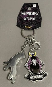 Wednesday Addams & Thing Keychain The Addams Family ￼ - Picture 1 of 6