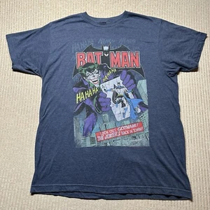 T-shirt Batman & Joker ispirata ai fumetti #251 libro taglia L blu - Foto 1 di 7