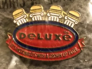 1996 McDonald’s NIP Arch Deluxe Pin “McDonald’s with a Grown Up Taste” SEALED - Picture 1 of 4