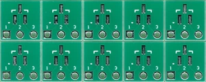 SOT-23-3,TO-236-3,SC-59-3,TSOP-3,SMT3 0.95mm(0.037") to 1 x IDC1x3 - 10 PCS.[US] - Picture 1 of 2