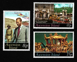 OPC 1975 Ascension Coronation 25th Anniversary Set Sc#218--220 MNH 40740 - Imagen 1 de 1