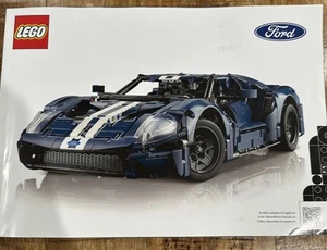 Lego 42154 Technic 2022 Ford GT Set Vehículo Coche Azul Con Manual, Construido - Imagen 1 de 14