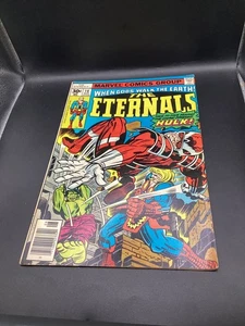 When Gods Walk Earth Eternals FacetoFace Against Cosmic-Powered Hulk #14 1977. - Foto 1 di 2