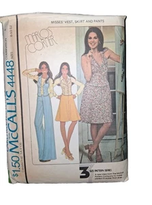 Vintage McCall's 4448 UNGESCHNITTEN Marlo's Ecke Hose Rock Weste Misses Größen 8-10-12 - Bild 1 von 6