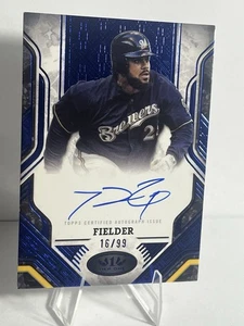 2025 Topps Tier One Prince Fielder 16/99 Prime Performers Auto Blue Foil #PPA-PF - Picture 1 of 3