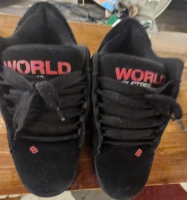 Zapatos de skate World Industries Bones Skull Y2K negros *cordones gruesos* - para hombre 10,5 Foto 1 de 4