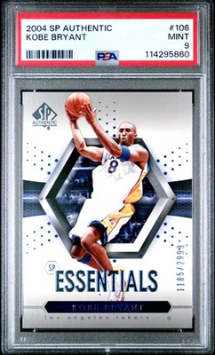 2004 UPPER DECK SP AUTH #106 KOBE BRYANT 1185/2999 PSA 9 - Image 1 of 2