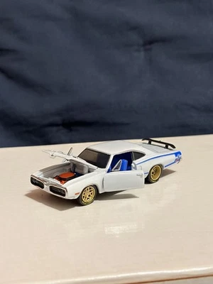 1:64 Scale 1970 Dodge Super Bee - White / Blue Interior - Image 1 of 4