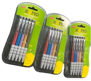 Lot Of3 PACK STAPLES XENOBlack INK RETRACTABLE BALLPOINT PENS MEDIUMPOINT 1.0 mm - Picture 1 of 2