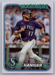 Lámina arco iris Mitch Haniger Topps #382 2024 - Imagen 1 de 2