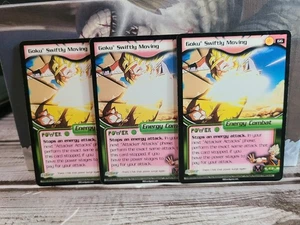 Goku Swiftly Moving 2003 Score Limited Dragon Ball Z DBZ TCG 66 CCG X3 Playset - Picture 1 of 3