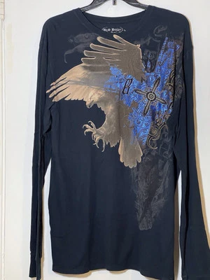 Brad Butter Vintage Line Y2K Affliction Style Long Sleeve Thermal XXL - Image 1 of 4