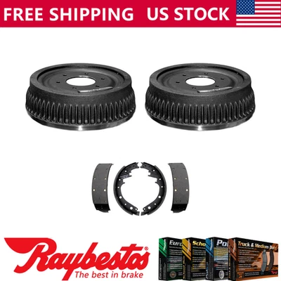Kit trasero tambores de freno y zapatas de freno para camioneta Chevrolet K10 1974 - Raybestos Foto 1 de 4