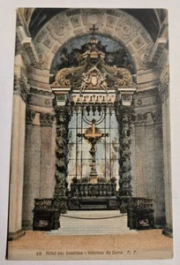 Paris - The Invalides Hotel - The Chapel Vintage Unused Color Postcard S26 - Picture 1 of 2
