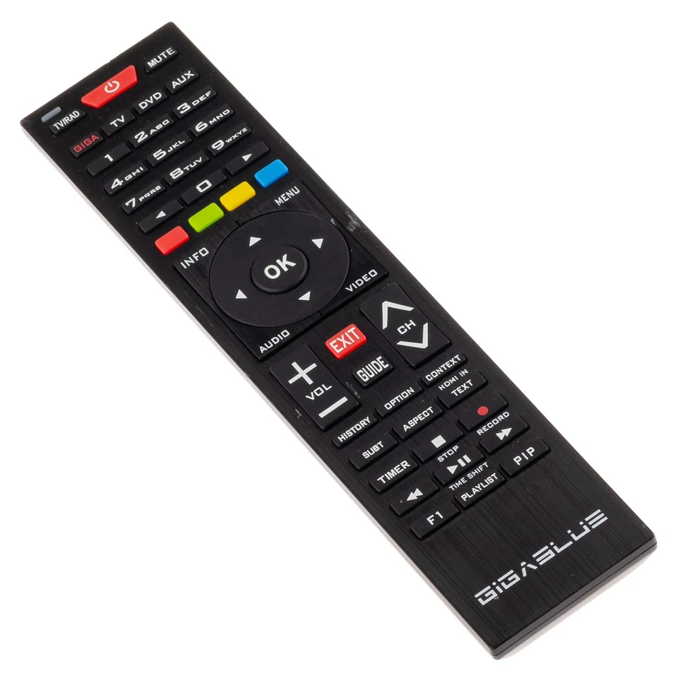 Originale Gigablue Telecomando Per UE Trio UHD Quad X1 X3 IP 4K HD / Controllato - Immagine 1 di 1