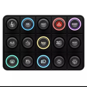 AiM Motorsport 15 Button Pro Version V2 Remote Button CAN Interface Keypad - Picture 1 of 1