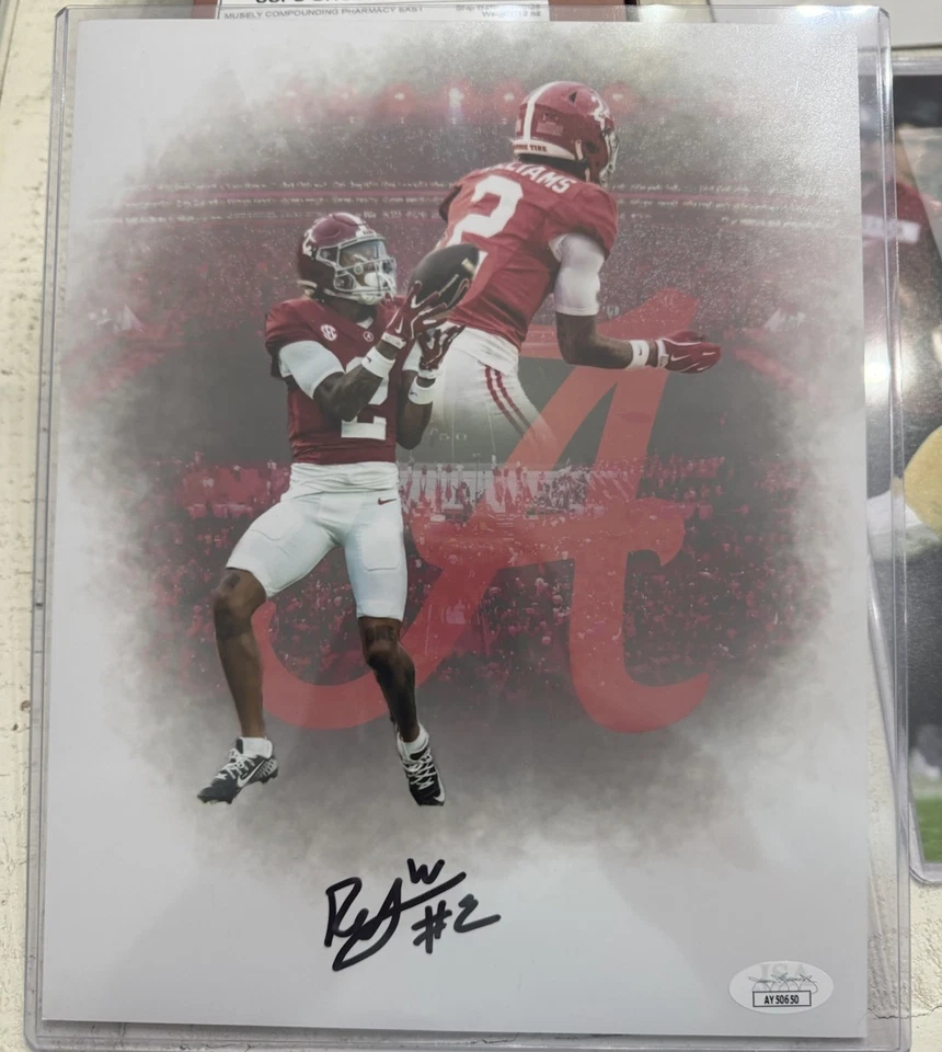 Foto firmada autografiada por Ryan Williams 8x10 Alabama fútbol americano certificado JSA Foto 1 de 1
