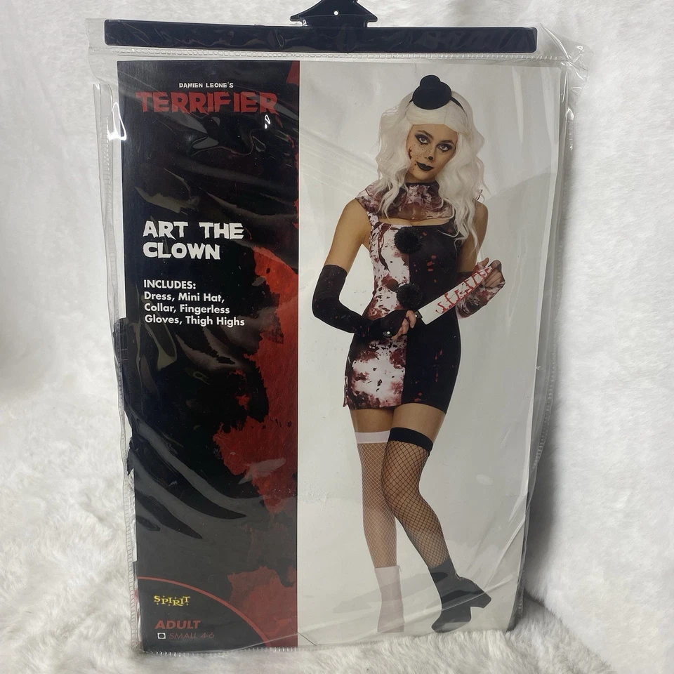 Spirit Halloween Art the Clown (Bloody) Women’s Costume - Size Medium 01828367