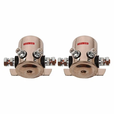 2x For Golf Heavy Duty Continuous Duty Solenoid Relay Switch 12V 200Amp Winch N - Image 1 of 4