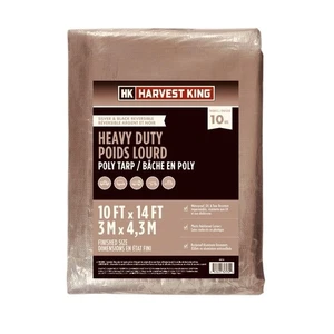 Harvest King mittelschwere Poly-Plane, br/grn, 10 x 14 - Bild 1 von 2