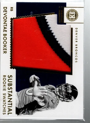 2016 Panini Encased Substantial Rookie Swatches Gold 14 Devontae Booker Jersey/5 - Image 1 of 2