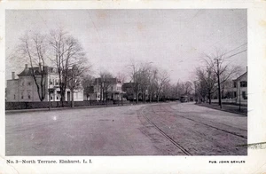 ELMHURST QUEENS NY - North Terrace Postcard - 1908 - Picture 1 of 2