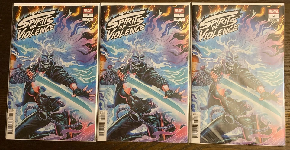 Spirits of Violence #2 (2025) 第一封面应用程序。 of Spirit of Violence HTF 3 件装 — 第 1/1 张图片