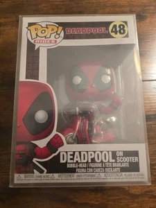 Funko Pop! Rides: Marvel - Deadpool on Scooter #48 NEW In Protector - Picture 1 of 3