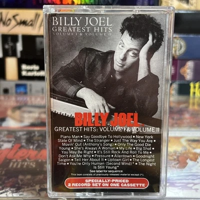 Billy Joel Greatest Hits Volume I & II Original Cassette Tape 1985 2 Record Set Foto 1 de 4