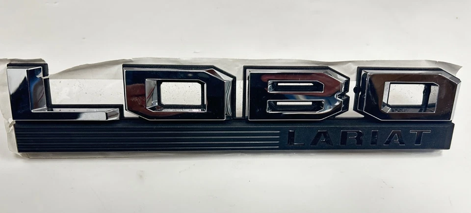 Эмблема крыла 2015-2017 Ford F-150 LOBO Lariat от оригинального производителя FL3Z-16720-N — ПОДХОДИТ ДЛЯ ОБЕИХ СТОРОН - Изображение 1 из 2